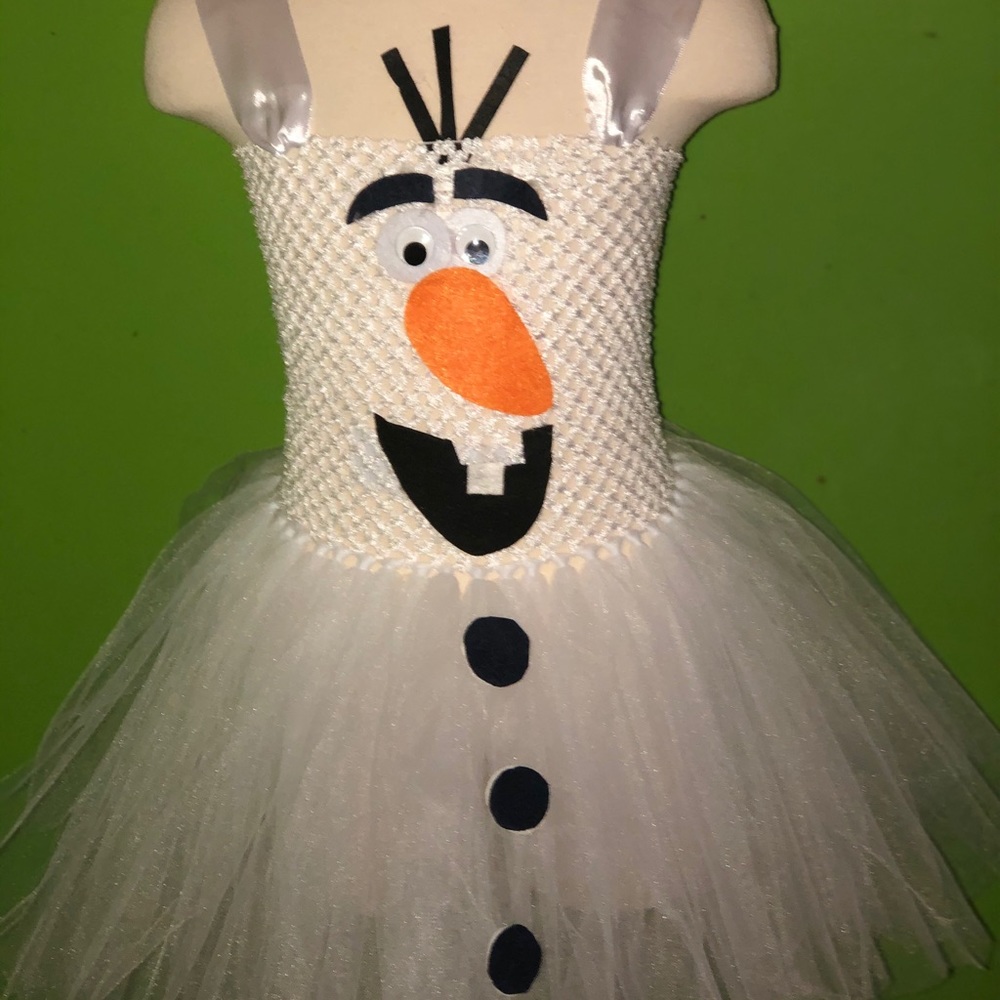 Handmade  snowman Halloween tutu dress